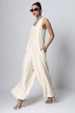 REIK Ivory Moulin Shirt And Noir Jumpsuit -Inca Sales Store 412rpf14 4