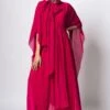 REIK Magenta Sevile Kaftan And Noir Jumpsuit 1 REIK Magenta Sevile Kaftan And Noir Jumpsuit -Inca Sales Store 412rpf3 2