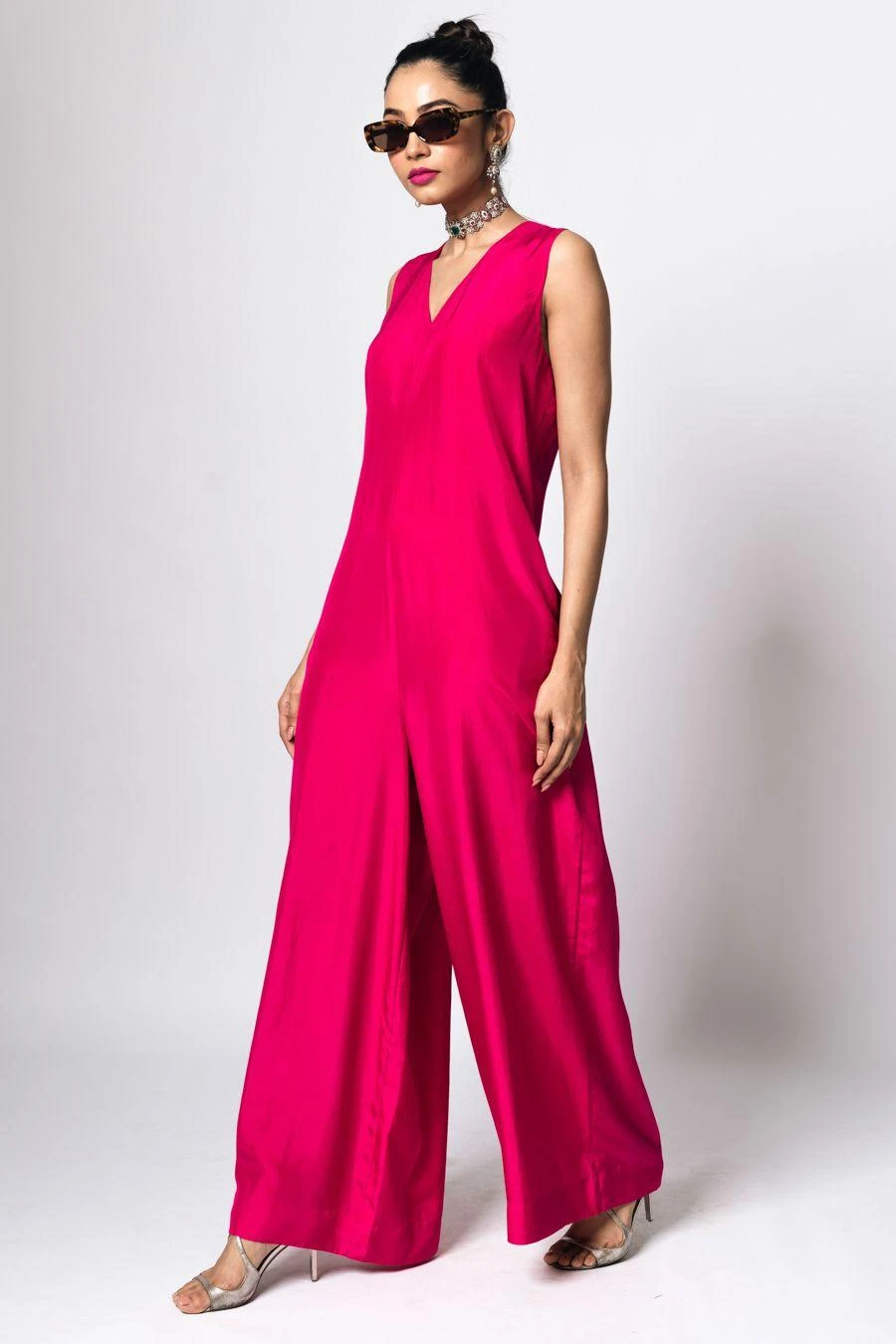 REIK Magenta Sevile Kaftan And Noir Jumpsuit 7 REIK Magenta Sevile Kaftan And Noir Jumpsuit - Image 5