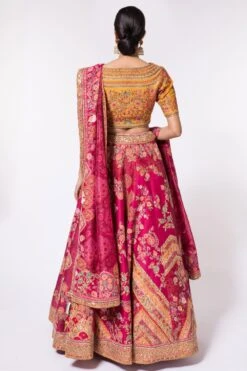 Debyani Magenta Pink Embroidered Lehenga Set 11 Debyani Magenta Pink Embroidered Lehenga Set -Inca Sales Store 44dby13 5