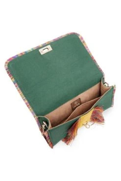 JENA Forest Green Fringe Crossbody -Inca Sales Store 455575 6