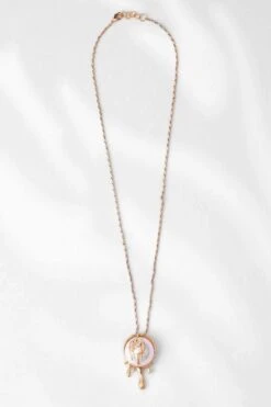 Outhouse Gold Embellished Pendant -Inca Sales Store 460665 3