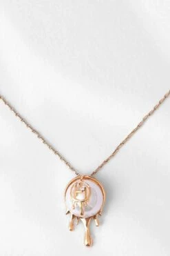 Outhouse Gold Embellished Pendant -Inca Sales Store 460665 4