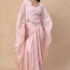 Anamika Khanna Pink Embellished Cape Set -Inca Sales Store 4723ak8 1