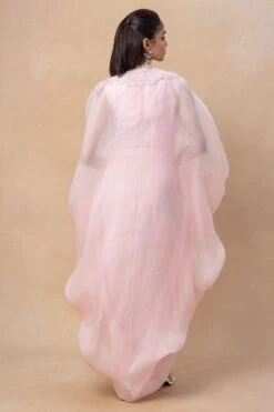 Anamika Khanna Pink Embellished Cape Set -Inca Sales Store 4723ak8 5