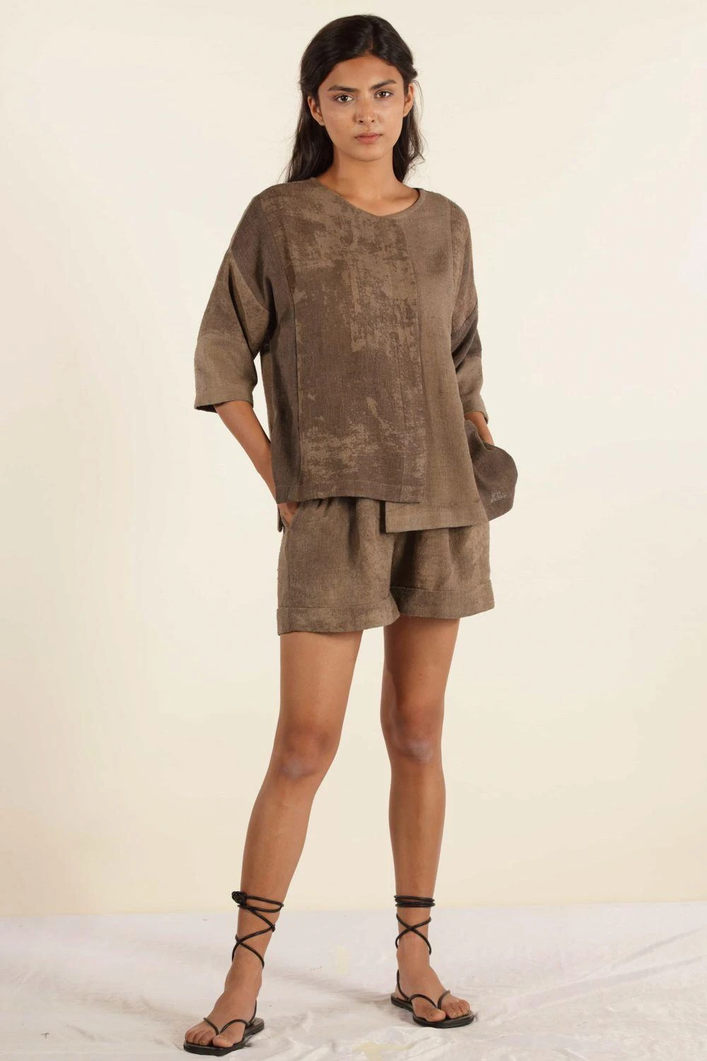 Urbania Hazelnut Silk Shorts 3 Urbania Hazelnut Silk Shorts