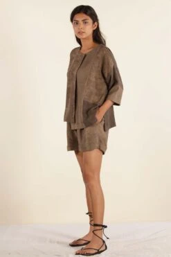 Urbania Hazelnut Silk Shorts 7 Urbania Hazelnut Silk Shorts -Inca Sales Store 4823ua18 2 1