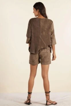 Urbania Hazelnut Silk Shorts 9 Urbania Hazelnut Silk Shorts -Inca Sales Store 4823ua18 4 1