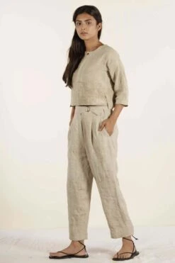 Urbania Crackled Linen Top -Inca Sales Store 4823ua9 3 1