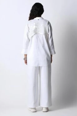 431-88 By Shweta Kapur White Riri Shirt -Inca Sales Store 485130 3