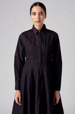 Rajesh Pratap Singh Black Panelled Dress -Inca Sales Store 4lb 33a 4