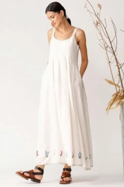 Payal Pratap Dress With Embroidered Hemline -Inca Sales Store 4ss 30 3