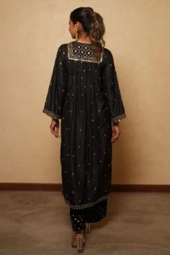 Pooja Keyur Black Embellished Kurta Set -Inca Sales Store 51023pk11 5