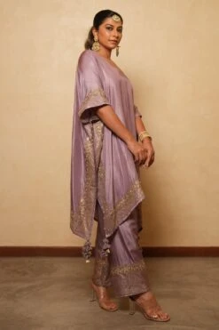 Pooja Keyur Lilac Embellished Kaftan Set 8 Pooja Keyur Lilac Embellished Kaftan Set -Inca Sales Store 51023pk4 2