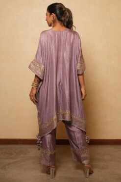 Pooja Keyur Lilac Embellished Kaftan Set 11 Pooja Keyur Lilac Embellished Kaftan Set -Inca Sales Store 51023pk4 5