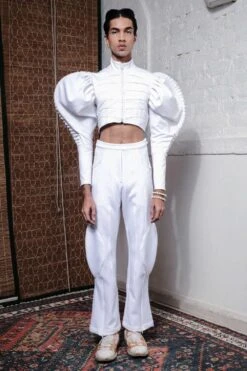 QUOD Space Suit Wolf Wing Skeleton Jacket