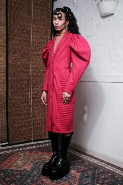 QUOD 2-D Wolf Wing Space Trench In Red 9 QUOD 2-D Wolf Wing Space Trench In Red -Inca Sales Store 51123qu3 3