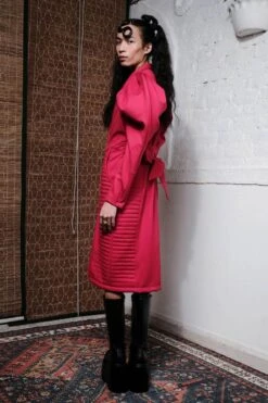 QUOD 2-D Wolf Wing Space Trench In Red 10 QUOD 2-D Wolf Wing Space Trench In Red -Inca Sales Store 51123qu3 4