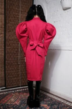 QUOD 2-D Wolf Wing Space Trench In Red 11 QUOD 2-D Wolf Wing Space Trench In Red -Inca Sales Store 51123qu3 5