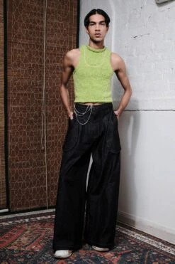 QUOD Citrusy Lime Knitted Matcha Vest -Inca Sales Store 51123qu38 2