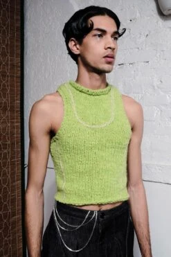 QUOD Citrusy Lime Knitted Matcha Vest -Inca Sales Store 51123qu38 4