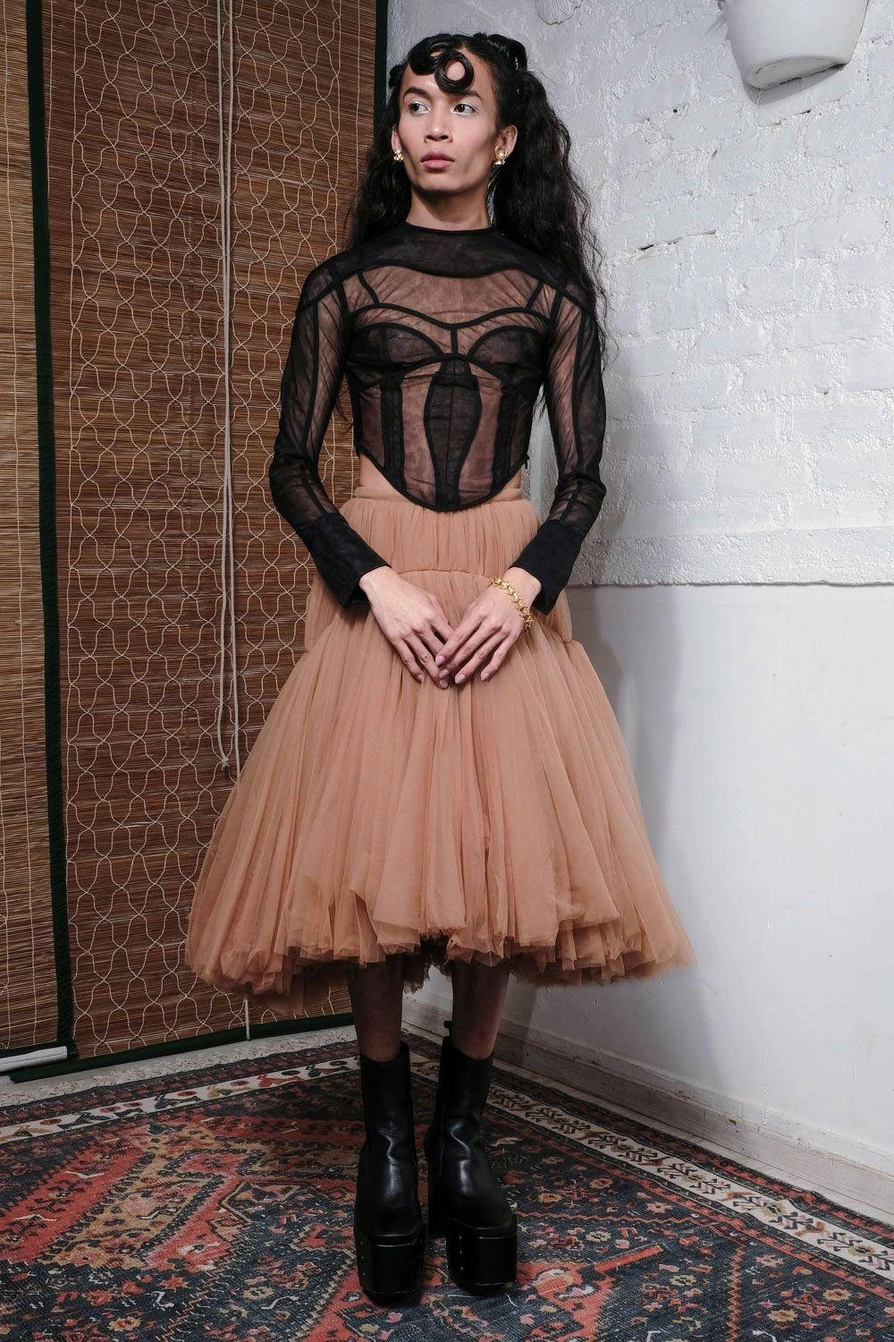 QUOD Sheer Black Mesh Top 3 QUOD Sheer Black Mesh Top