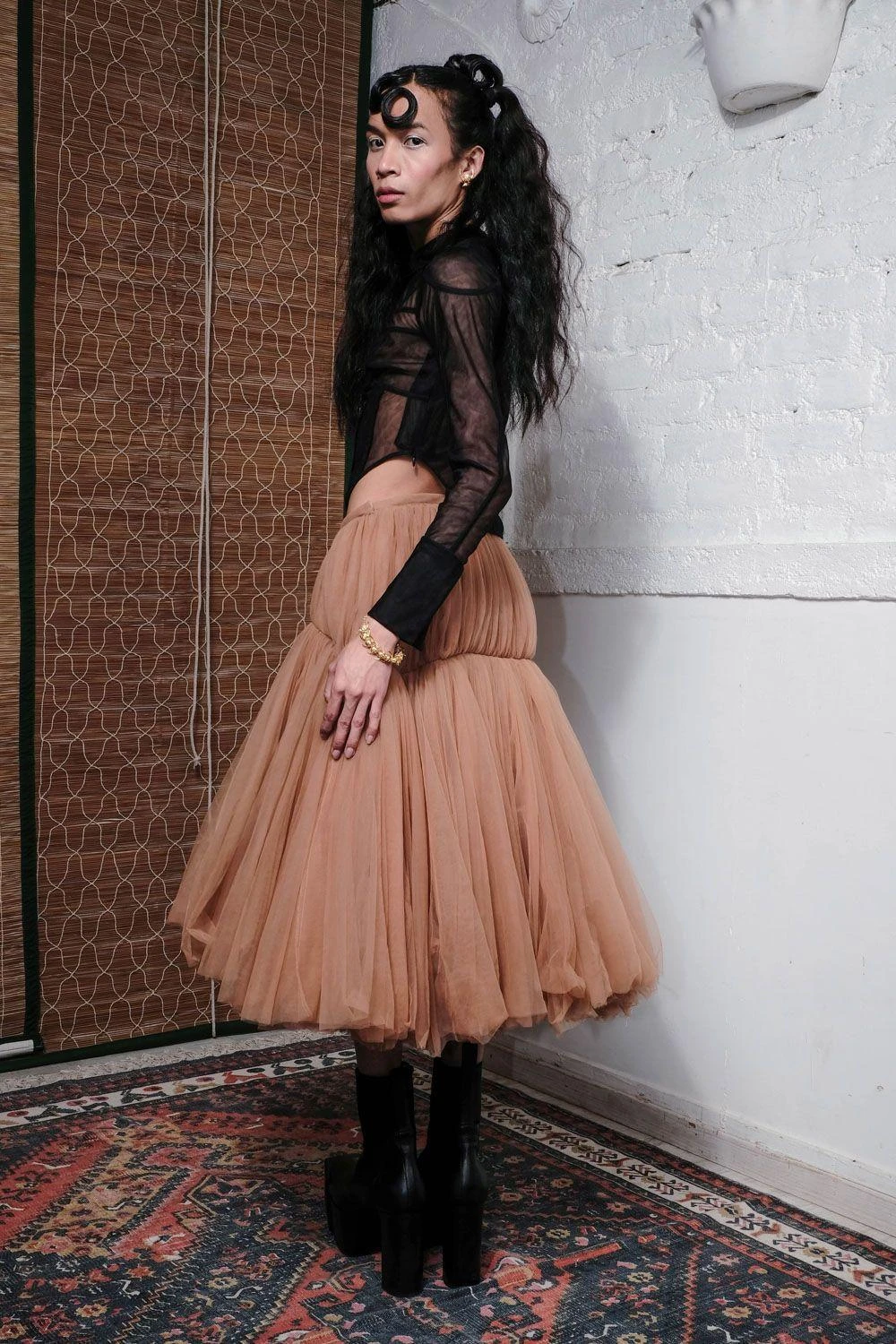 QUOD Sheer Black Mesh Top 5 QUOD Sheer Black Mesh Top - Image 3