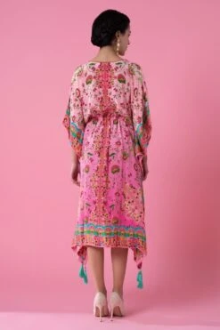 Siddhartha Bansal Twilight Pink Ombre Floral Printed Kaftan 7 Siddhartha Bansal Twilight Pink Ombre Floral Printed Kaftan -Inca Sales Store 5124sb25 3