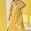 Ridhi Mehra Yellow Embellished Anarkali Set -Inca Sales Store 5523rm10 1