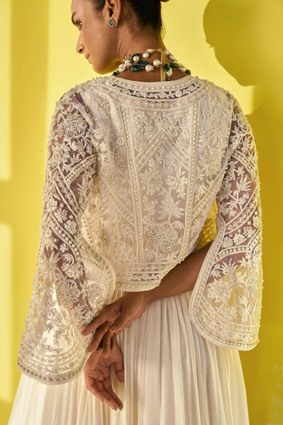 Ridhi Mehra Dafiya Embellished Anarkali Set 6 Ridhi Mehra Dafiya Embellished Anarkali Set - Image 4