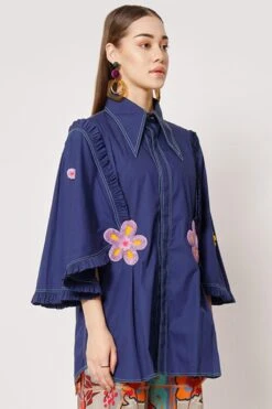 Two Point Two Navy Blue Suma Top -Inca Sales Store 5623ce86 6