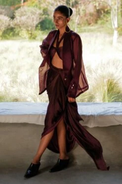 AROHI Baked Clay Organza Blazer Set -Inca Sales Store 5723arh69 2