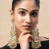 Ritika Sachdeva Gold Mirror Work Dangler Earrings -Inca Sales Store 5723rs2 1