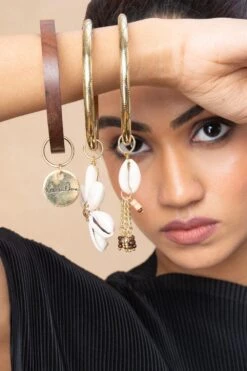 Ritika Sachdeva Gold & Silver Bangles With Floral Charms -Inca Sales Store 5723rs6 2