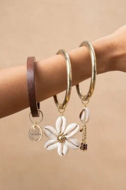 Ritika Sachdeva Gold & Silver Bangles With Floral Charms -Inca Sales Store 5723rs6 3