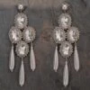 St Erasmus Crystal And Pearl Drop Earrings -Inca Sales Store 57era19 1