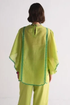Ikai Lime Green A-line Blouse -Inca Sales Store 5823iai12 4