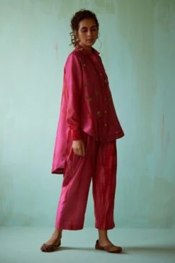 Medha Pink Tie & Dye Hand Embellished Co-ord Set -Inca Sales Store 5923ma21 2