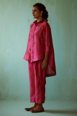 Medha Pink Tie & Dye Hand Embellished Co-ord Set -Inca Sales Store 5923ma21 3