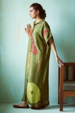 Medha Green Hand Embellished Bandhani Tunic Set -Inca Sales Store 5923ma34 3