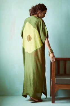 Medha Green Hand Embellished Bandhani Tunic Set -Inca Sales Store 5923ma34 4