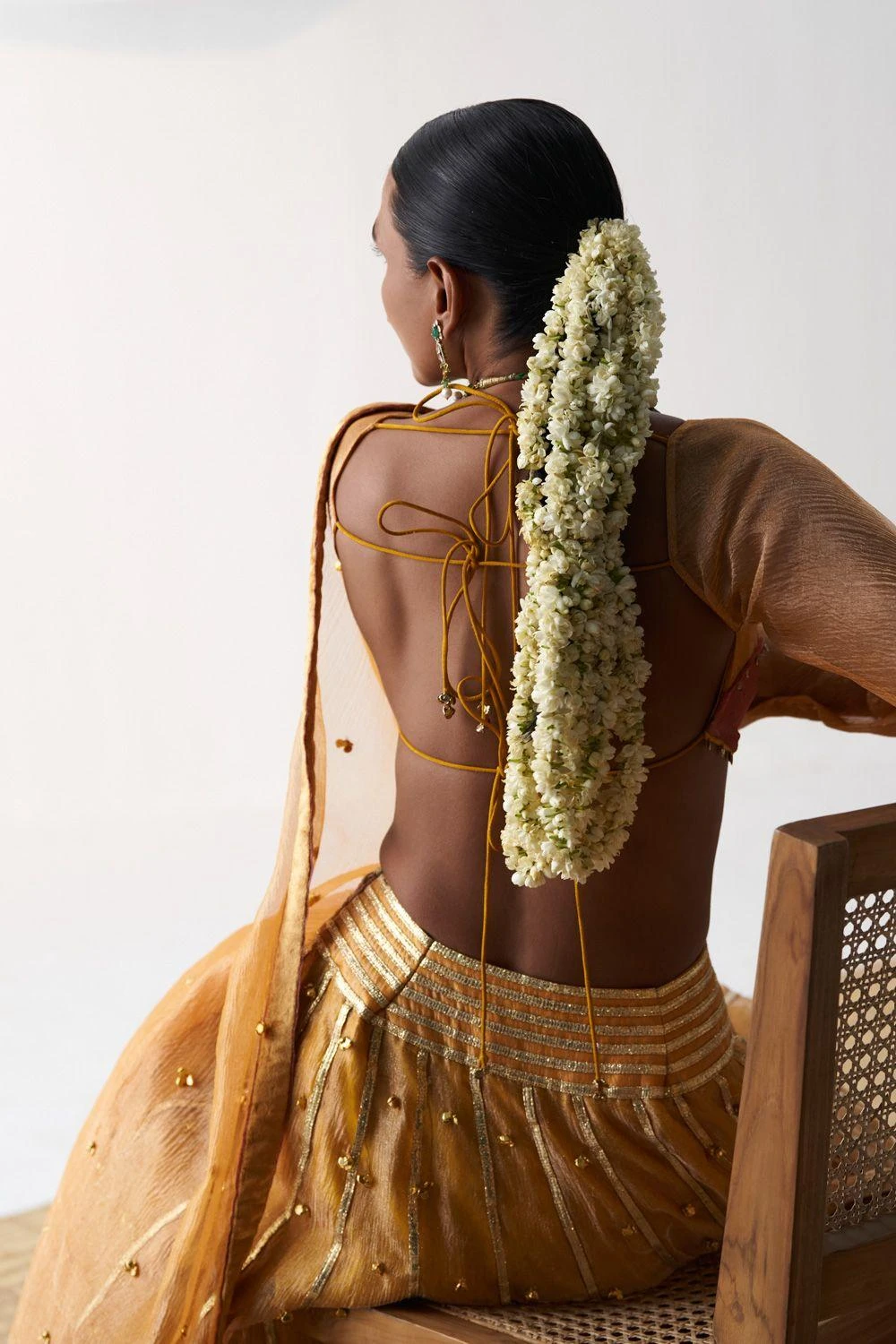 Itrh Yellow Embellished Lehenga Set 5 Itrh Yellow Embellished Lehenga Set - Image 3