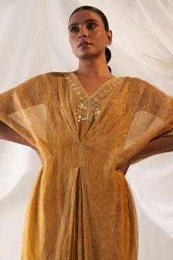 Itrh Mustard Embellished Kaftan -Inca Sales Store 61023ih6 2