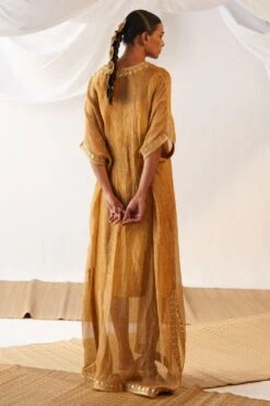 Itrh Mustard Embellished Kaftan -Inca Sales Store 61023ih6 3