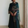 Sarang Kaur Green Adree Stole -Inca Sales Store 61023sk11 1