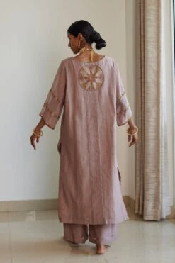 Sarang Kaur Grey Uday Kurta Set -Inca Sales Store 61023sk20 3