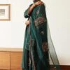 Sarang Kaur Green Shashi Stole -Inca Sales Store 61023sk9 1