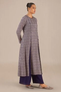 AMPM Deep Purple Huma Kurta Set -Inca Sales Store 61123ampm17 4 2