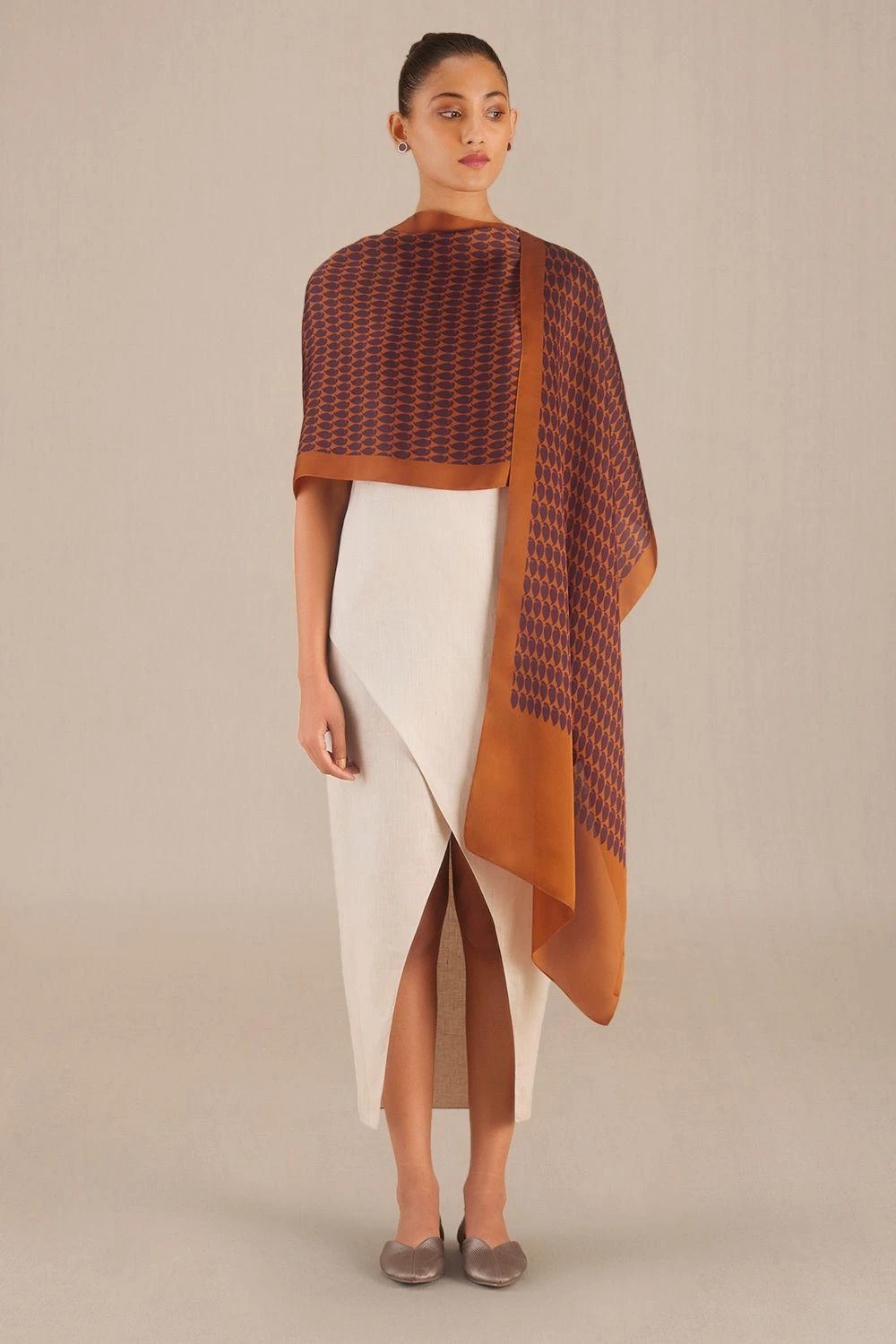 AMPM Tan Noor Scarf 3 AMPM Tan Noor Scarf