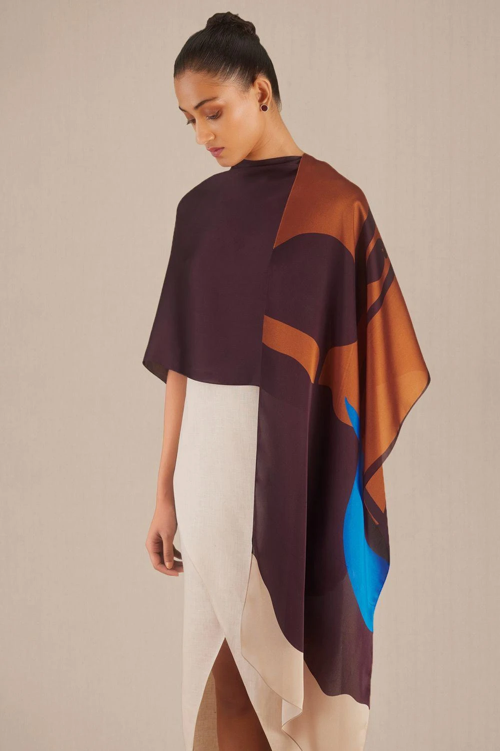 AMPM Burgundy Eda Scarf 4 AMPM Burgundy Eda Scarf - Image 2